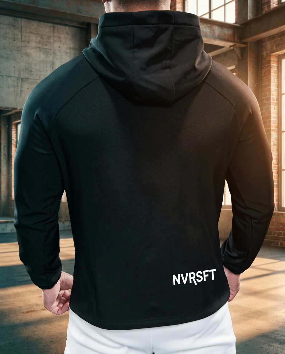 Chamarra Técnica Softshell con Capucha y Forro Polar Resistente al Viento - NVRSFT®