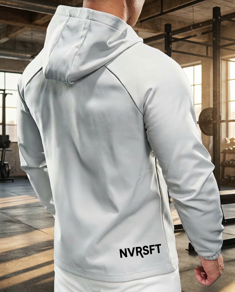 Chamarra Técnica Softshell con Capucha y Forro Polar Resistente al Viento - NVRSFT®