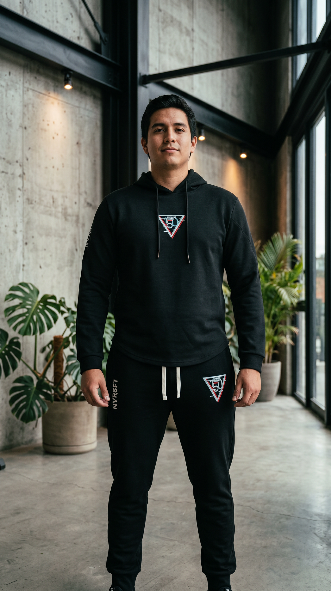 Hoodie deportivo Kore, ajuste muscular y tejido Heat Gear para entrenamiento - 150 TM NVRSFT