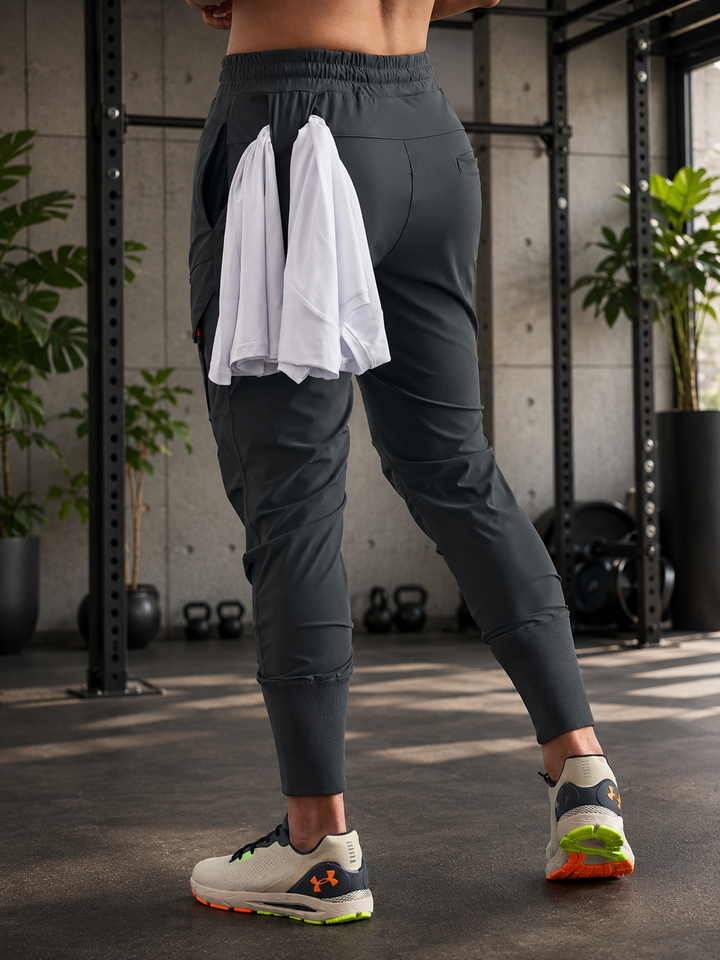 Pantalones deportivos cargo active jogger Stay Cool de rib alto - NVRSFT®