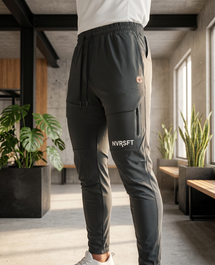 Pantalones deportivos cargo active jogger Stay Cool de rib alto - NVRSFT®