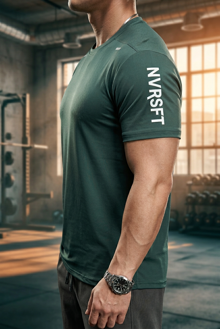 Playera Deportiva de Alta Elasticidad y Secado Rápido - NVRSFT®