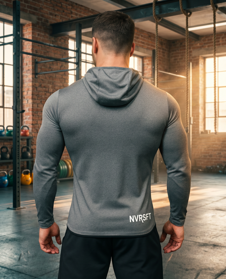 Sudadera Técnica con Capucha y Manga Larga Activa - NVRSFT®