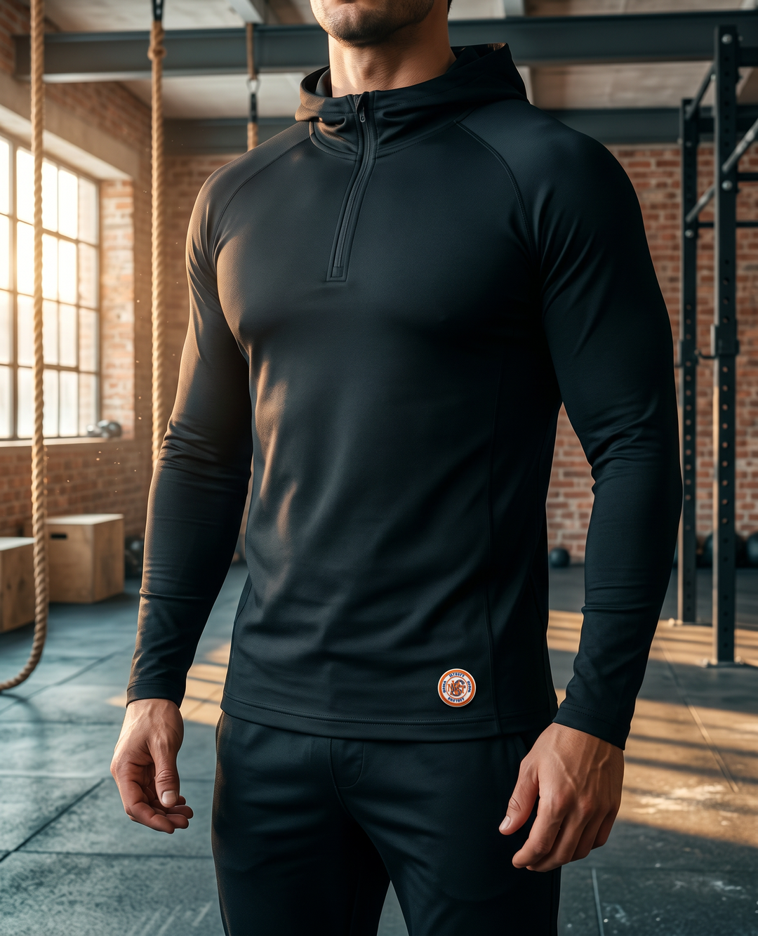 Sudadera Técnica con Capucha y Manga Larga Activa - NVRSFT®