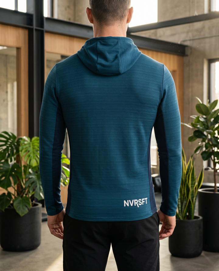 Sudadera con Capucha de Manga Larga Secado Rápido Performance - NVRSFT®